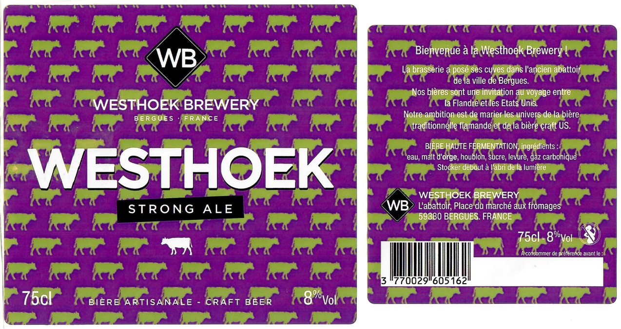 Etiquette BRASSERIE WESTHOEK 13