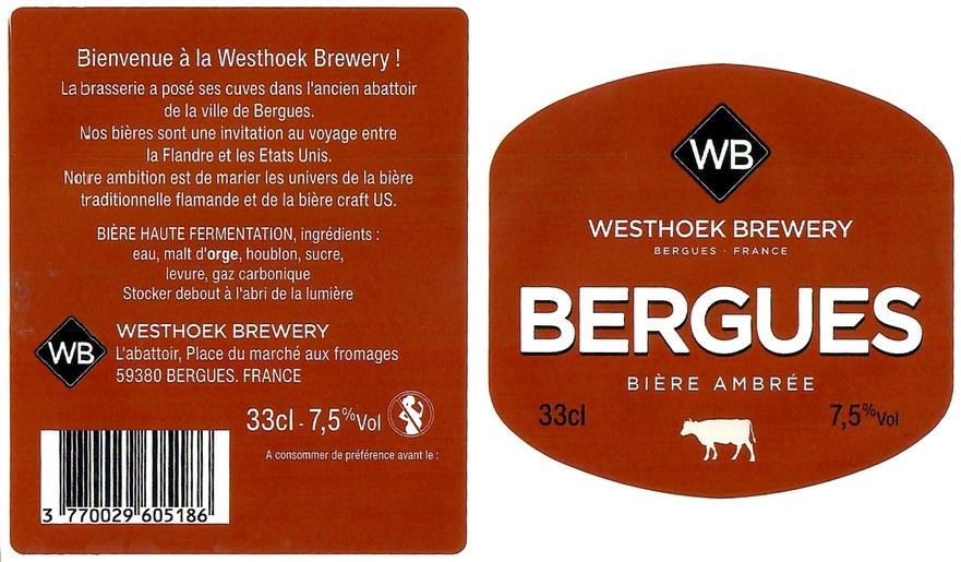 Etiquette BRASSERIE WESTHOEK 14