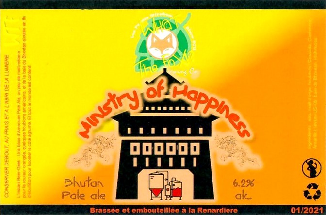 Etiquette BRASSERIE WHAT THE FOX 02