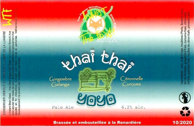 Etiquette BRASSERIE WHAT THE FOX 07