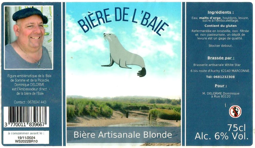 Etiquette BRASSERIE WHITE STAR 06