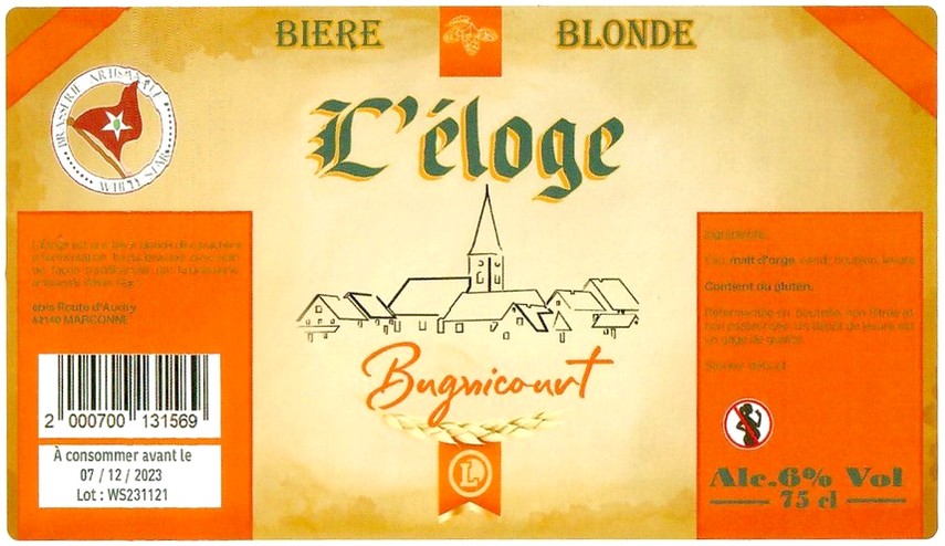 Etiquette BRASSERIE WHITE STAR 07