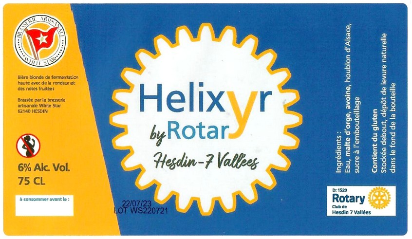 Etiquette BRASSERIE WHITE STAR 12