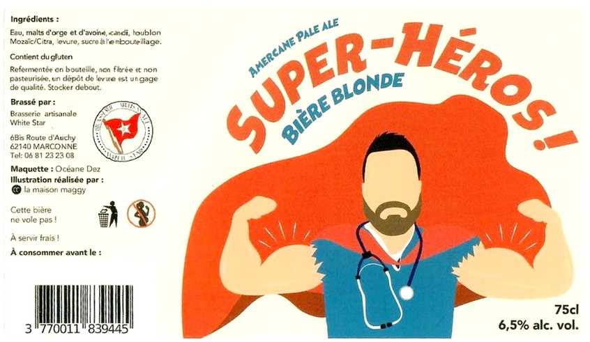 Etiquette BRASSERIE WHITE STAR 14