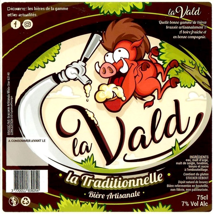 Etiquette BRASSERIE WHITE STAR 24