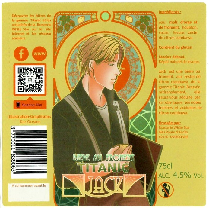 Etiquette BRASSERIE WHITE STAR 43