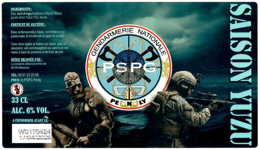 Etiquette BRASSERIE WHITE STAR 47