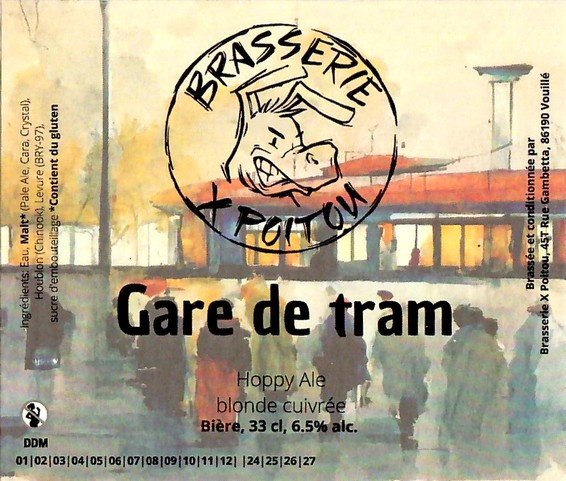 Etiquette BRASSERIE X POITOU 03