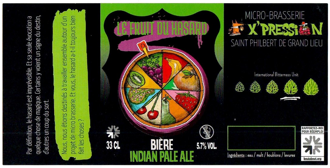 Etiquette BRASSERIE X'PRESSION 05
