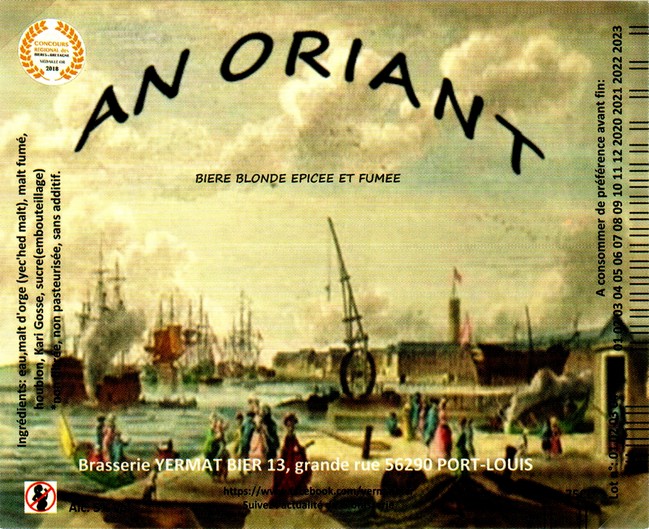 etiquette BRASSERIE YERMAT BIER 03