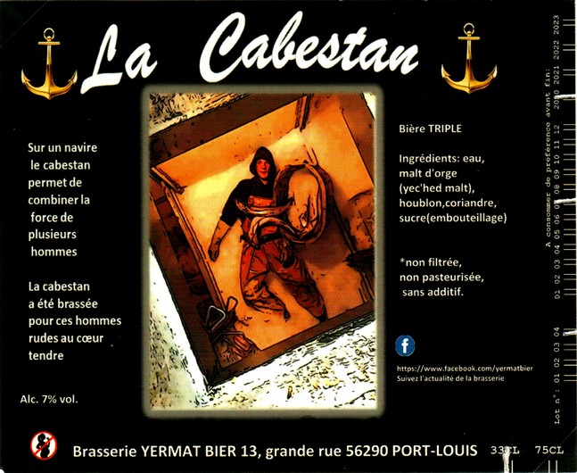 etiquette BRASSERIE YERMAT BIER 09