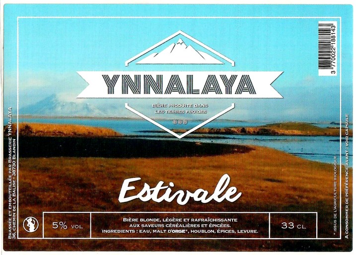 Etiquette BRASSERIE YNNALAYA 10