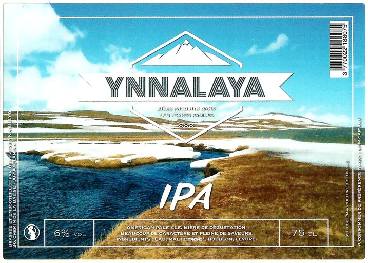 Etiquette BRASSERIE YNNALAYA 11