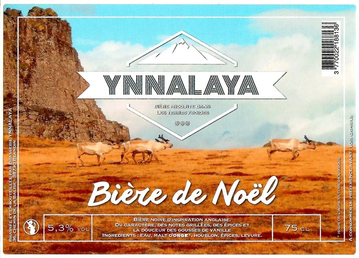 Etiquette BRASSERIE YNNALAYA 12