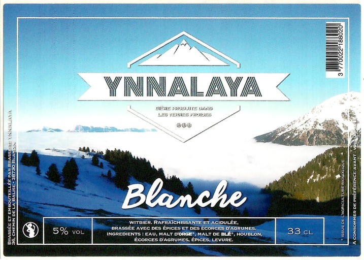 Etiquette BRASSERIE YNNALAYA 15