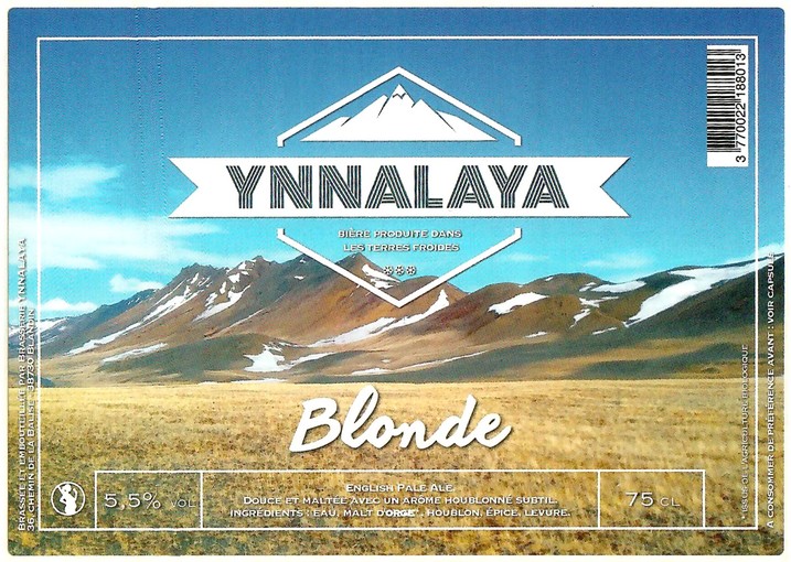 Etiquette BRASSERIE YNNALAYA 16