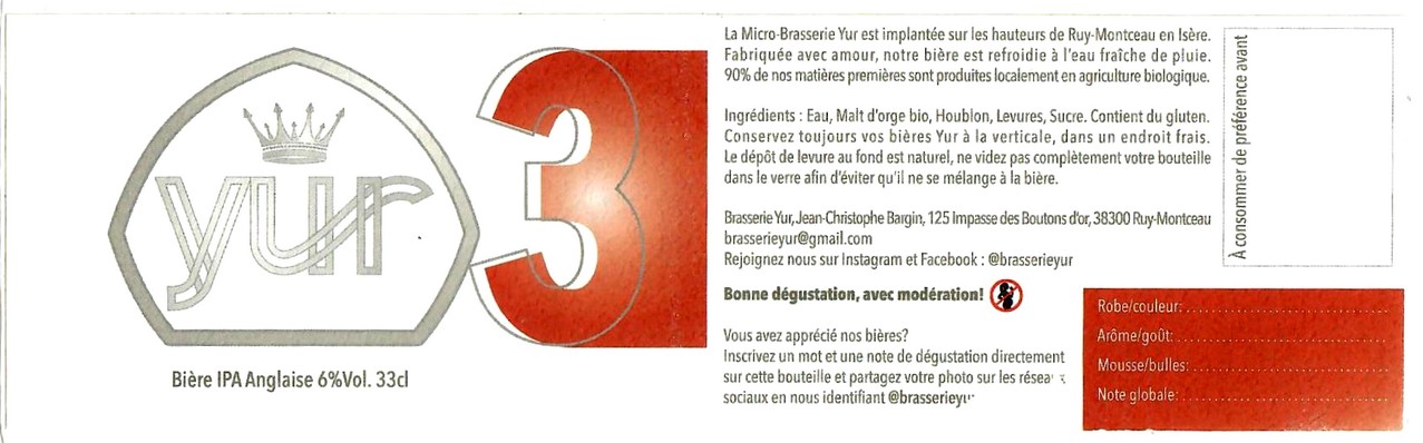 etiquette BRASSERIE YUR 03