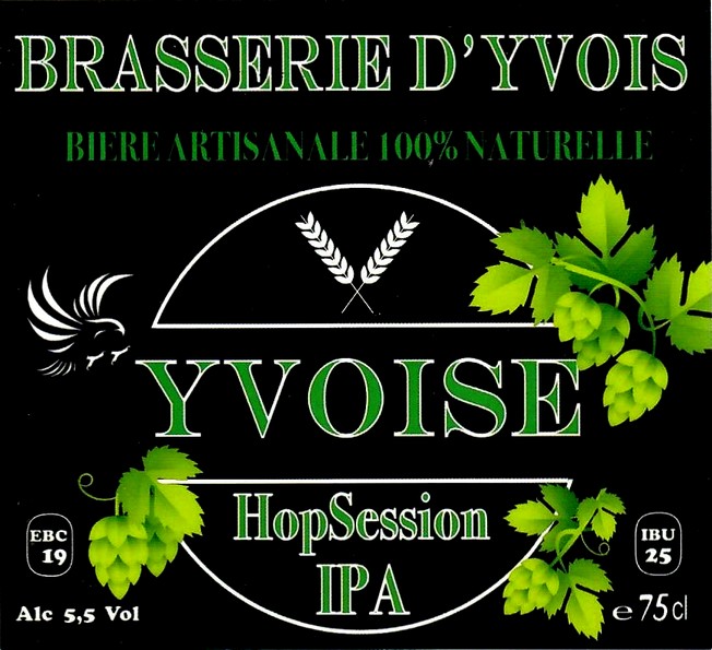 etiquette BRASSERIE D'YVOIS 07