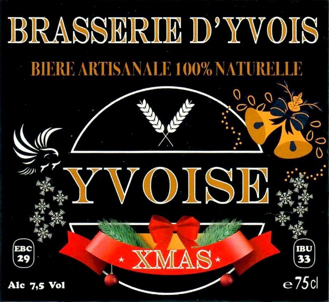 Etiquette BRASSERIE D'YVOIS 09