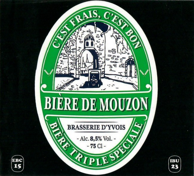 Etiquette BRASSERIE YVOIS 13