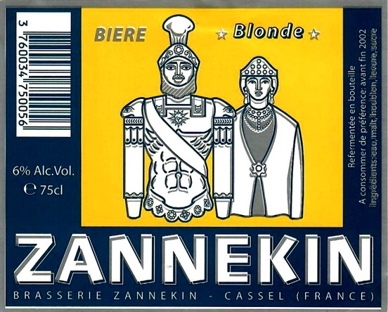 etiquette BRASSERIE ZANNEKIN 01