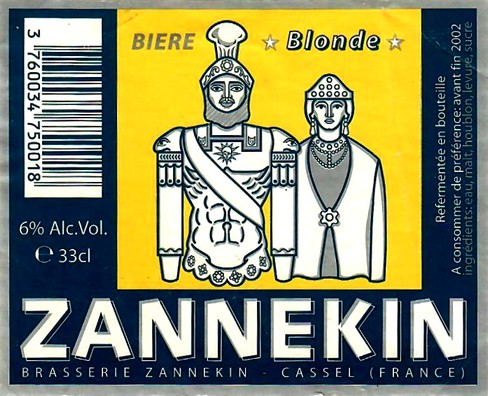 etiquette BRASSERIE ZANNEKIN 02