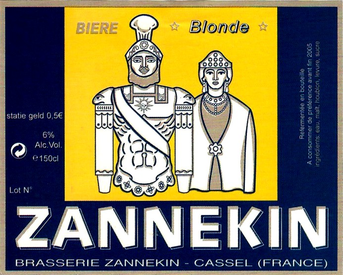 etiquette BRASSERIE ZANNEKIN 13