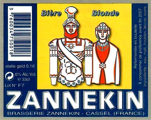 etiquette BRASSERIE ZANNEKIN 15