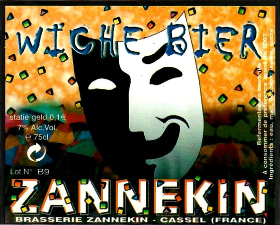 etiquette BRASSERIE ZANNEKIN 16