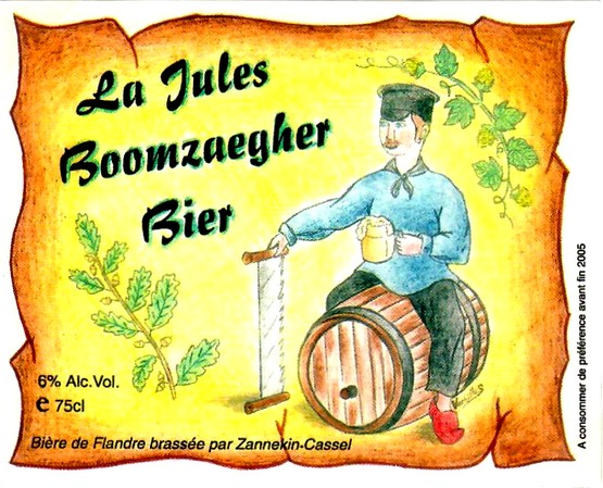 etiquette BRASSERIE ZANNEKIN 19