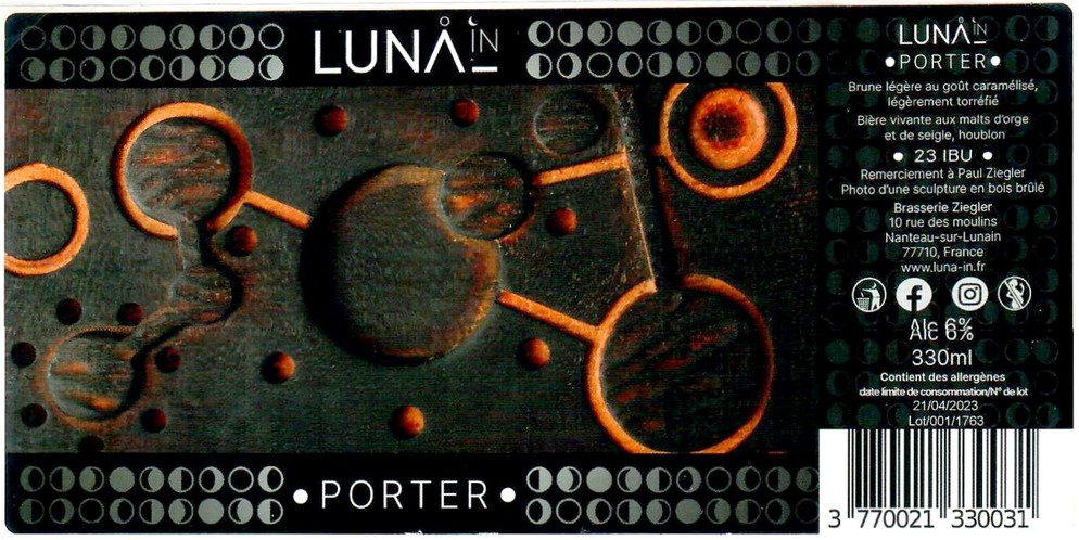 Etiquette BRASSERIE ZIEGLER 09