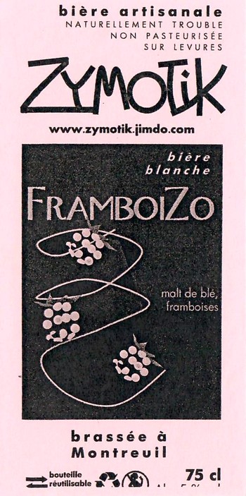 Etiquette BRASSERIE ZYMOTIK 06