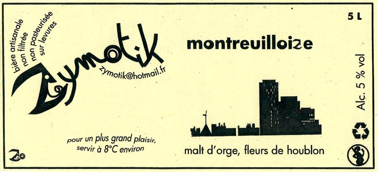 Etiquette BRASSERIE ZYMOTIK 07
