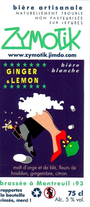 Etiquette BRASSERIE ZYMOTIK 17