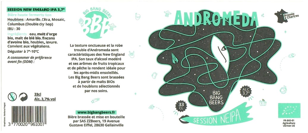 Etiquette BRASSERIE ZZ BEERS 04