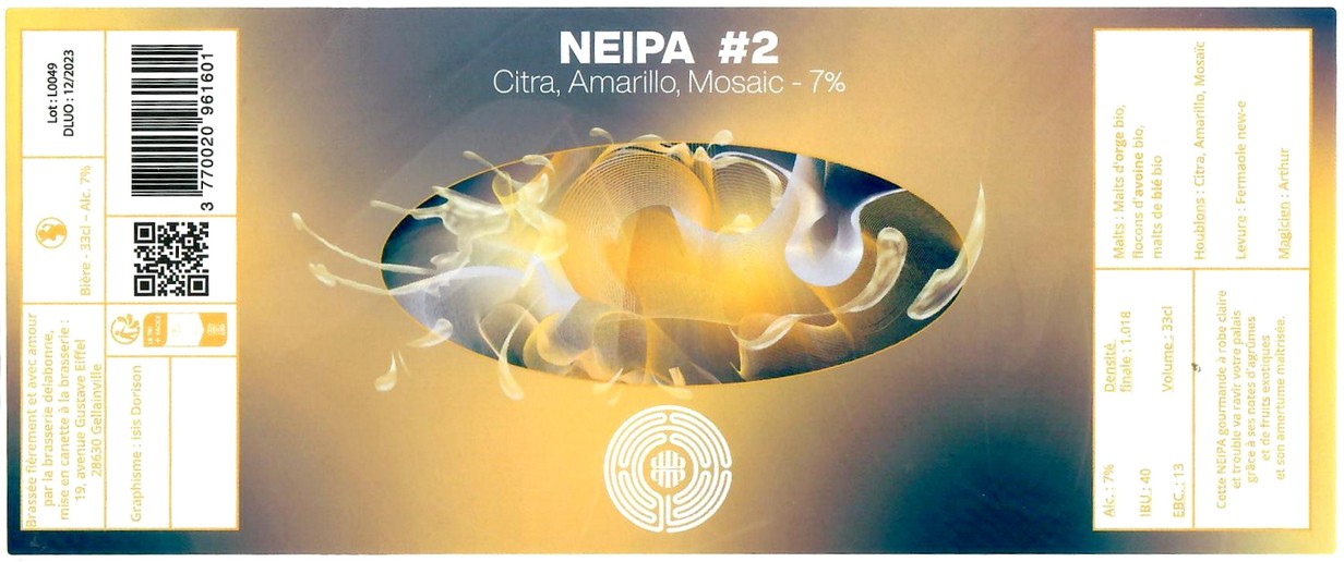 Etiquette BRASSERIE ZZ BEERS 13