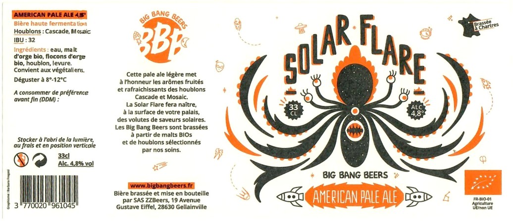 Etiquette BRASSERIE ZZ BEERS 17