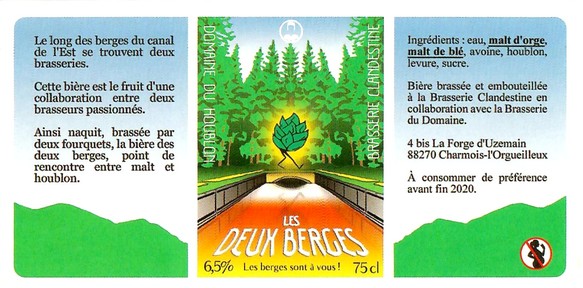 Etiquette LA BRASSERIE CLANDESTINE 21