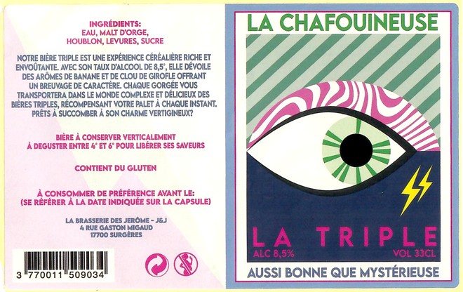 Etiquette BRASSERIE DES JEROME 02