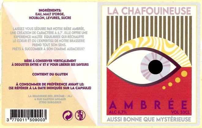 Etiquette BRASSERIE DES JEROME 03