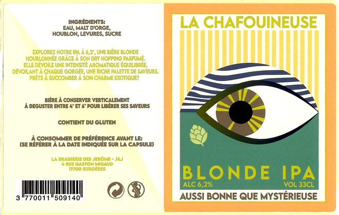 Etiquette LA BRASSERIE DES JEROME 06