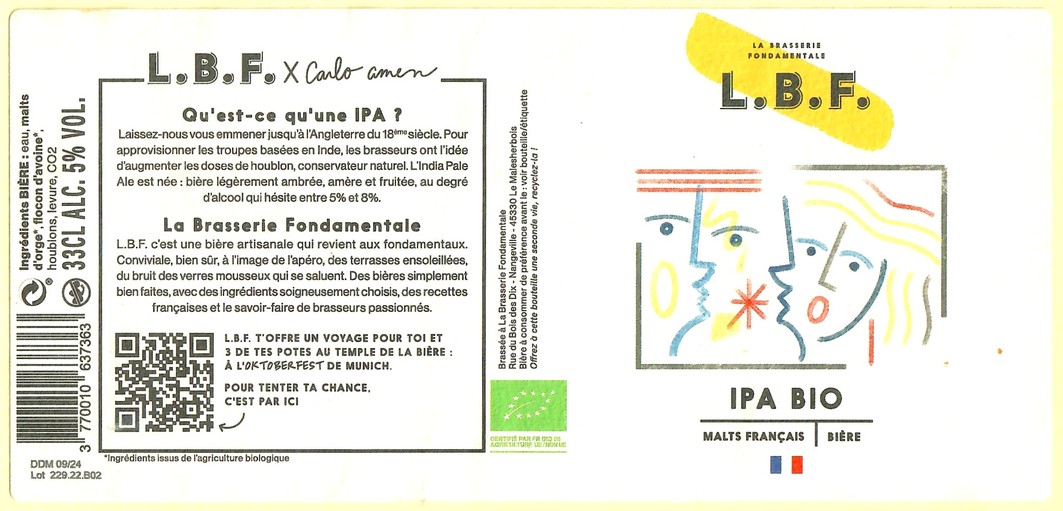 Etiquette LA BRASSERIE FONDAMENTALE 07