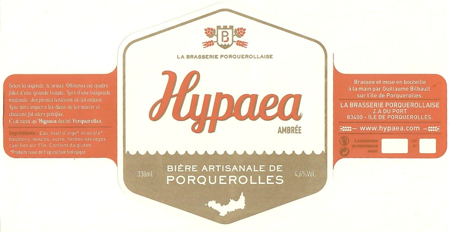 Etiquette LA BRASSERIE PORQUEROLLAISE 02