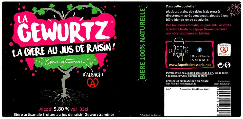 Etiquette LA PETITE BRASSERIE 03