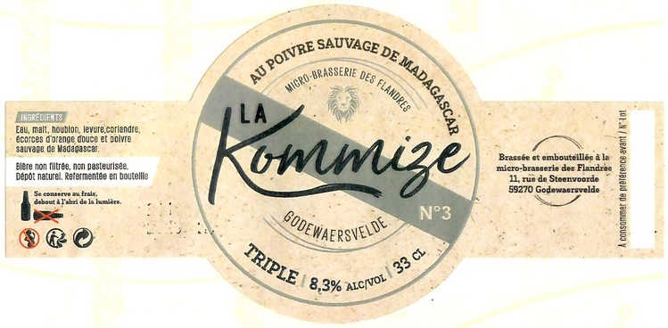 Etiquette MICRO BRASSERIE DES FLANDRES 02