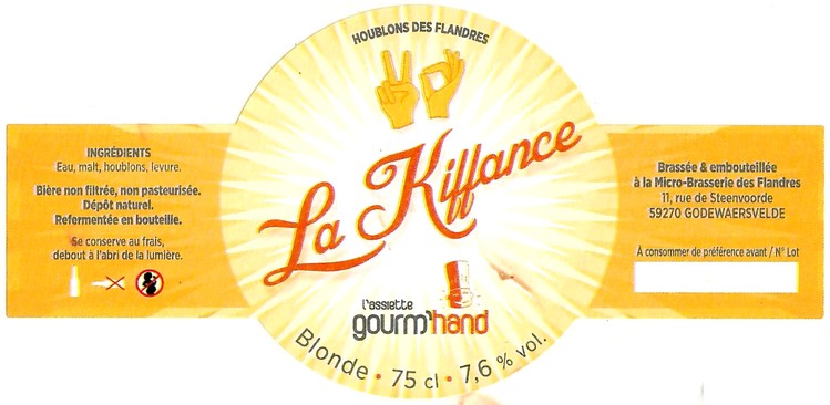 Etiquette MICRO BRASSERIE DES FLANDRES 03