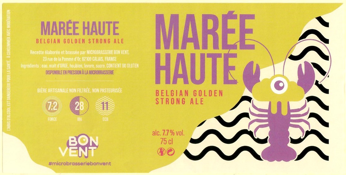 Etiquette BRASSERIE BON VENT 03