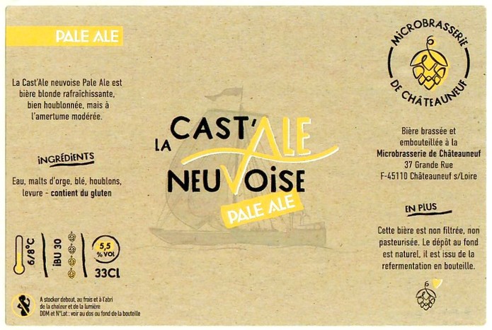 Etiquette MICROBRASSERIE DE CHATEAUNEUF 02