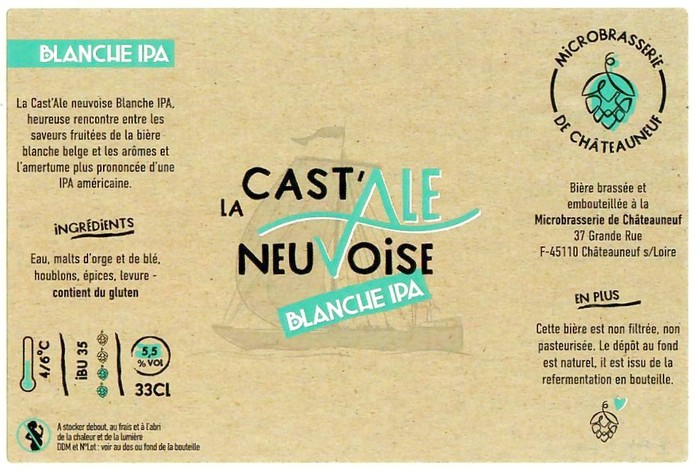 Etiquette MICROBRASSERIE DE CHATEAUNEUF 04