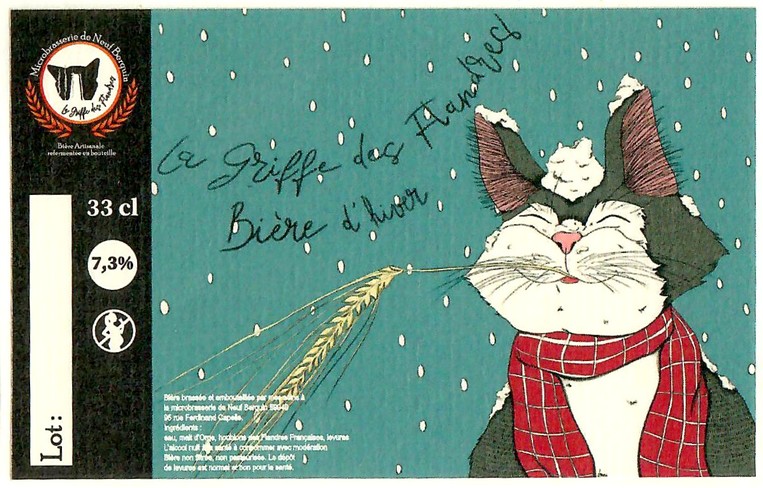 Etiquette MICROBRASSERIE DE NEUF BERQUIN 26